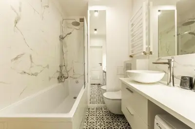 Łazienka w obiekcie Nowolipki - Apartament w Centrum - 55m2, szybkie WI-FI & TV