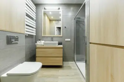 Łazienka w obiekcie Apartament Jana Kazimierza 47 - 2 rooms, 70m2, Balkon, Parking, szybkie WI-FI