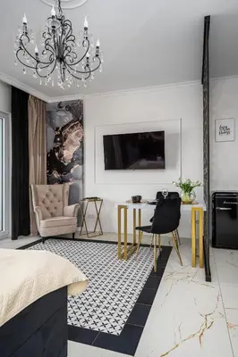 Telewizja i/lub zestaw kina domowego w obiekcie Kasprzaka 29 Wola Tower Free Garage By Perfect Apart