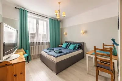 Łóżko lub łóżka w pokoju w obiekcie 