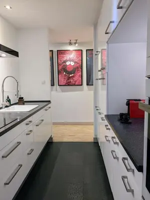 Kuchnia lub aneks kuchenny w obiekcie Spielberg 2 BR apartment