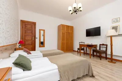Łóżko lub łóżka w pokoju w obiekcie Vintage Apartments Warsaw Praga by Noclegi Renters