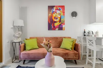 Część wypoczynkowa w obiekcie Lumina luxury apartments in Mennica Residence