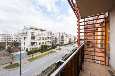 Budynek, w którym mieści się apartament