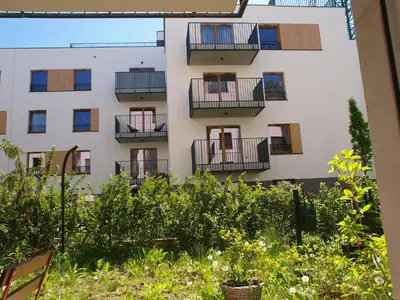 Budynek, w którym mieści się apartament