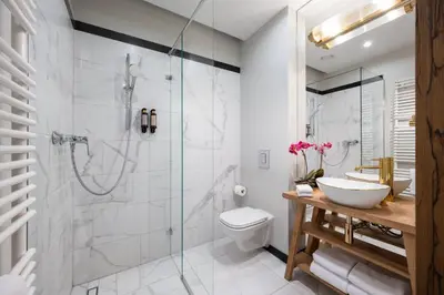 Łazienka w obiekcie Sava Boutique Hotel