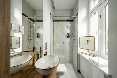 Łazienka w obiekcie Sava Boutique Hotel