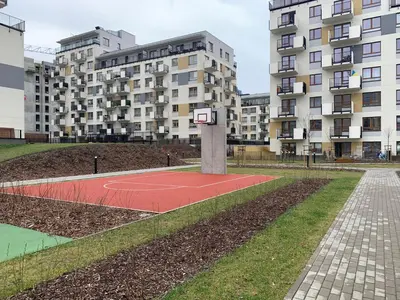 Budynek, w którym mieści się apartament