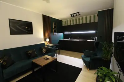 Część wypoczynkowa w obiekcie NEW Apartment Mona Warsaw Green
