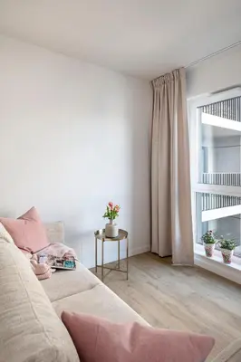 Łóżko lub łóżka w pokoju w obiekcie ShortStayPoland Jagiellońska (B120)