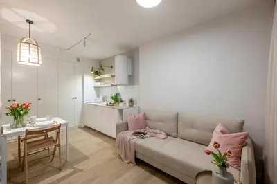 Kuchnia lub aneks kuchenny w obiekcie ShortStayPoland Jagiellońska (B122)