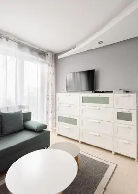 Telewizja i/lub zestaw kina domowego w obiekcie Praga-Południe Czechowicka Apartment by BookingHost