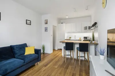 Kuchnia lub aneks kuchenny w obiekcie OldTown Cosy Apartment