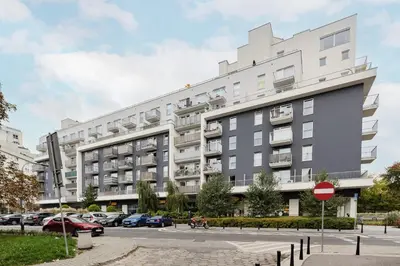 Budynek, w którym mieści się apartament