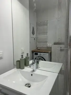 Łazienka w obiekcie Apartment Olive in Białołęka-Tarchomin Center