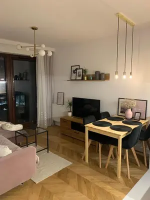 Telewizja i/lub zestaw kina domowego w obiekcie Forest Apart I