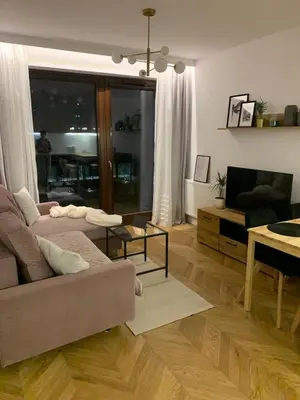 Telewizja i/lub zestaw kina domowego w obiekcie Forest Apart I