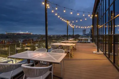 Balkon lub taras w obiekcie Barceló Warsaw Powiśle
