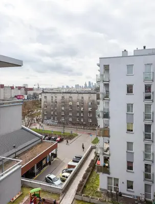 Budynek, w którym mieści się apartament