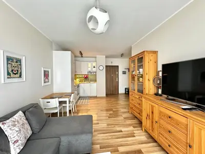 Kuchnia lub aneks kuchenny w obiekcie Różana Apartment with Parking