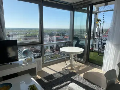 Balkon lub taras w obiekcie Tacoma apartamenty