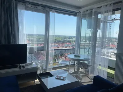 Balkon lub taras w obiekcie Tacoma apartamenty
