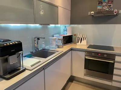 Kuchnia lub aneks kuchenny w obiekcie Tacoma apartamenty