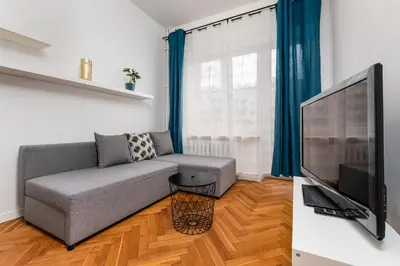 Telewizja i/lub zestaw kina domowego w obiekcie Stanisława Augusta 16 by Homeprime