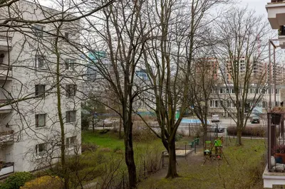 Budynek, w którym mieści się apartament