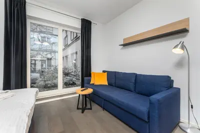 Część wypoczynkowa w obiekcie Apartamenty Piękna 28A by Your Freedom