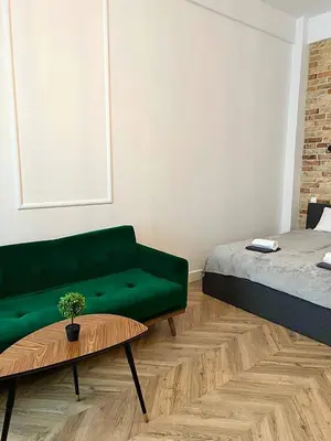 Łóżko lub łóżka w pokoju w obiekcie Luxury Apartment In The City Center , Wi-Fi - by HIK Apartments