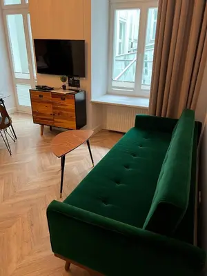 Telewizja i/lub zestaw kina domowego w obiekcie Luxury Apartment In The City Center , Wi-Fi - by HIK Apartments