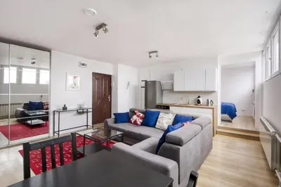Kuchnia lub aneks kuchenny w obiekcie Central Family Apartment