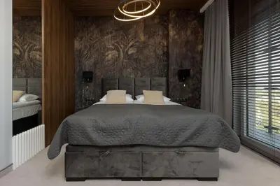 Łóżko lub łóżka w pokoju w obiekcie Cozy Apartments Warsaw Wola Kasprzaka by Noclegi Renters
