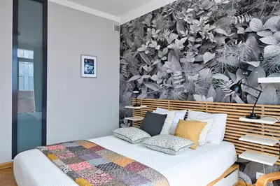 Łóżko lub łóżka w pokoju w obiekcie Modern And Cozy- Central location-B11/13