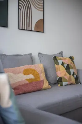 Część wypoczynkowa w obiekcie Śródmieście Homely Apartment by BookingHost