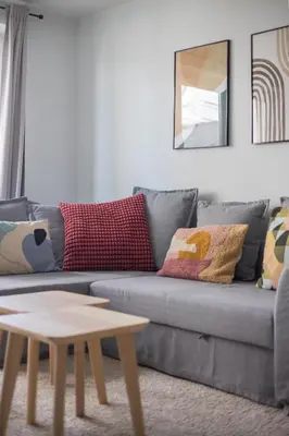 Część wypoczynkowa w obiekcie Śródmieście Homely Apartment by BookingHost
