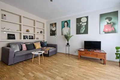 Telewizja i/lub zestaw kina domowego w obiekcie Cosy And Bright-City Center-Mokot26