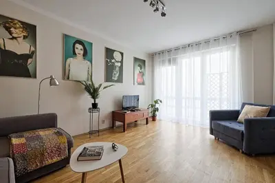 Część wypoczynkowa w obiekcie Cosy And Bright-City Center-Mokot26