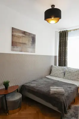 Część wypoczynkowa w obiekcie ClickTheFlat Three Crosses Square Apart Rooms