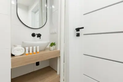 Łazienka w obiekcie Warsaw City Centre & Pet-friendly Studio by Noclegi Renters