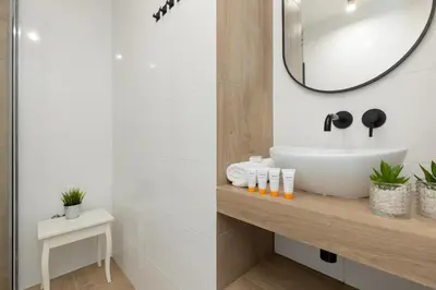 Łazienka w obiekcie Warsaw City Centre & Pet-friendly Studio by Noclegi Renters