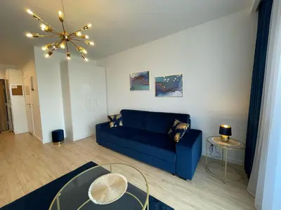 Część wypoczynkowa w obiekcie Apartament przy Marsa
