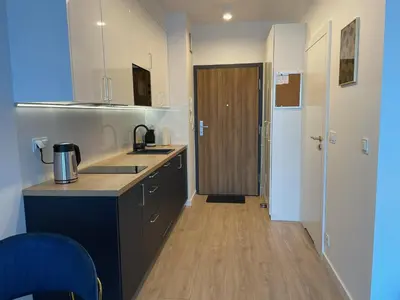 Kuchnia lub aneks kuchenny w obiekcie Apartament przy Marsa