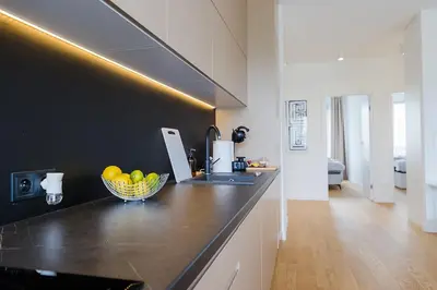 Kuchnia lub aneks kuchenny w obiekcie Woronicza Premium Apartments - 80