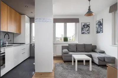 Kuchnia lub aneks kuchenny w obiekcie Arte Praga Koneser Apartment by BookingHost