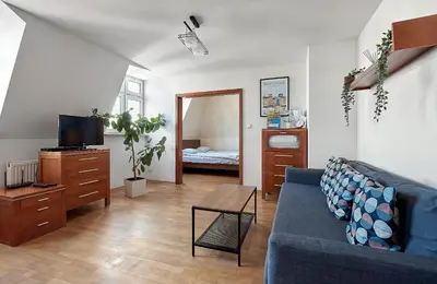 Telewizja i/lub zestaw kina domowego w obiekcie Tatamka Apartments