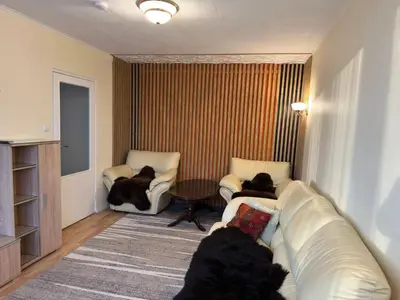 Część wypoczynkowa w obiekcie Apartament Bazyliańska - 100m do Metra 
