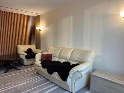 Część wypoczynkowa w obiekcie Apartament Bazyliańska - 100m do Metra 