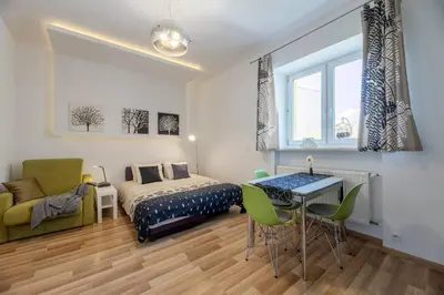 Część wypoczynkowa w obiekcie Fantastica Warszawa#Cozy Flat#CityCenter#Smart aTV#Fast WiFi